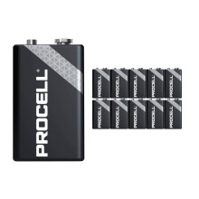 10 Pack - Duracell Procell 9V Batteries | 9 Volt Industrial Power Alkaline Battery | Home or Office Use | Car Air Freshener Promo Pack