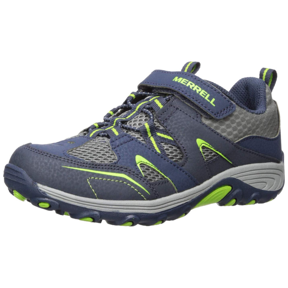 Merrell Trail chaser Hiking Sneaker, Navygreen, 13 US Unisex Big Kid