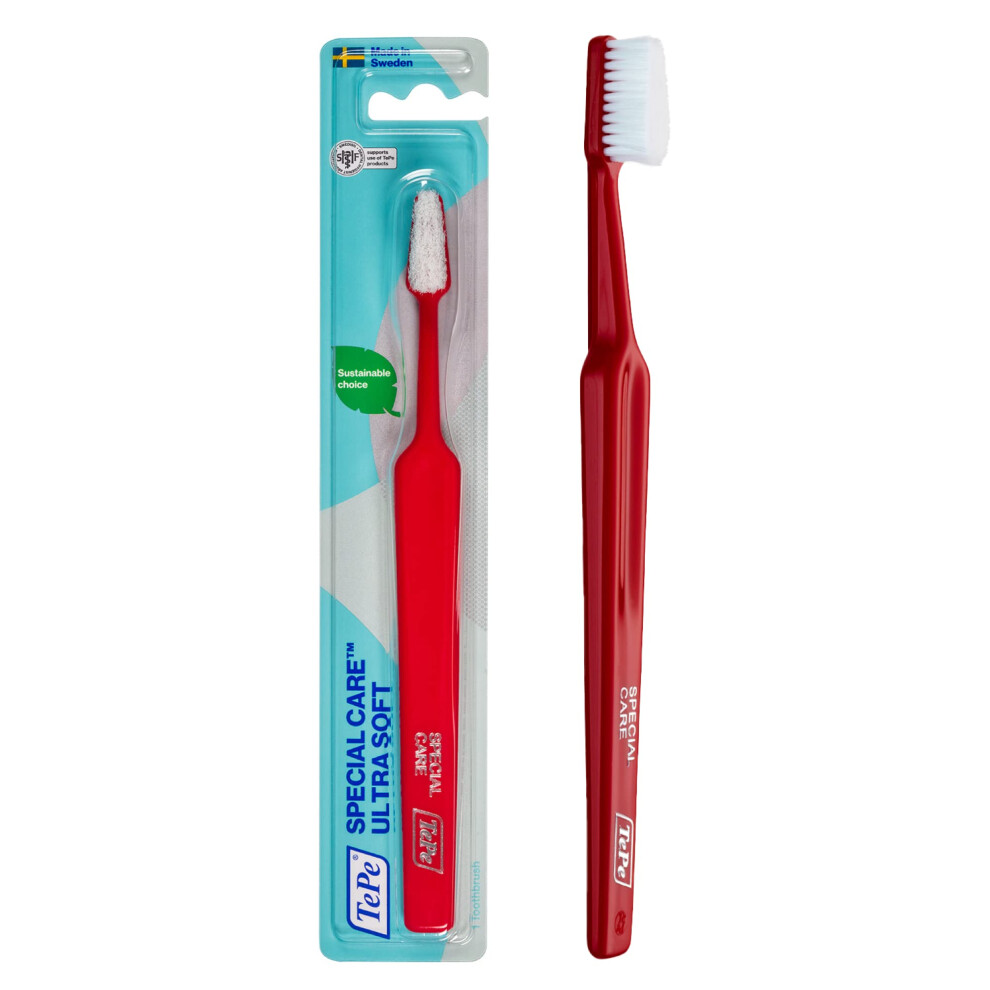 TEPE Special Care Soft-Bristle Toothbrush, Post-Surgery Toothbrush for Sensitive Teeth and Gums