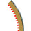 Scalextric Scalextric C8225 Borders Tan Inner Radius - 45 Degrees 1