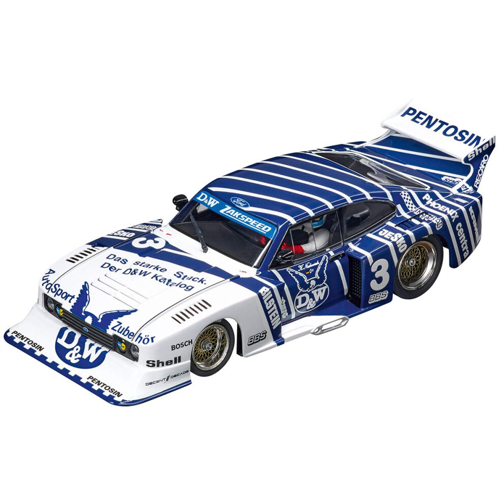 carrera 27605 Ford capri Zakspeed Turbo D&W #3 Evolution Analog Slot car Racing Vehicle 1:32 Scale