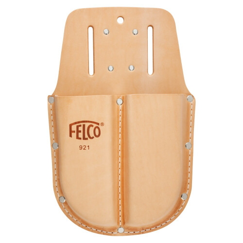 Felco Felco 921 double side by side leather holster with Loop and clip for secateurs