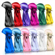 BIgEDDIE - Paquete de 12 paρuelos de seda para hombre y mujer, de satιn ondulado, con cola larga y tiras anchas, 12 colores