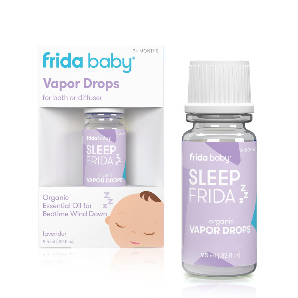 Frida Baby Natural Sleep Vapor Bath Drops for Bedtime Wind Down by Frida Baby, White