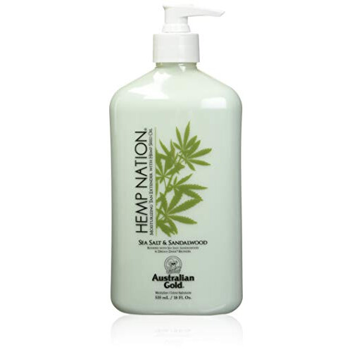Australian Gold Hemp Nation Αλάτι Θάλασσας & Σανταλόξυλο (18 fl. oz / 535 mL), Ενυδατικός Επέκταση Μαυρίσματος