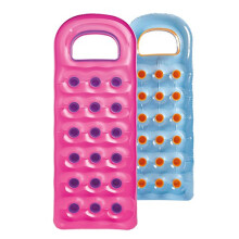 Intex Suntanner 18 Pocket Opblaasbare Lounge voor 1 Persoon met Kussen en Cupholders