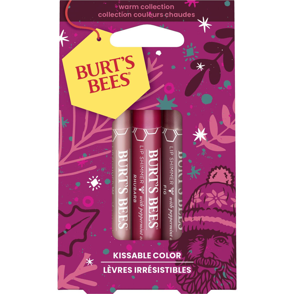 Burts Bees Kissable color Warm gift Set, 1 EA