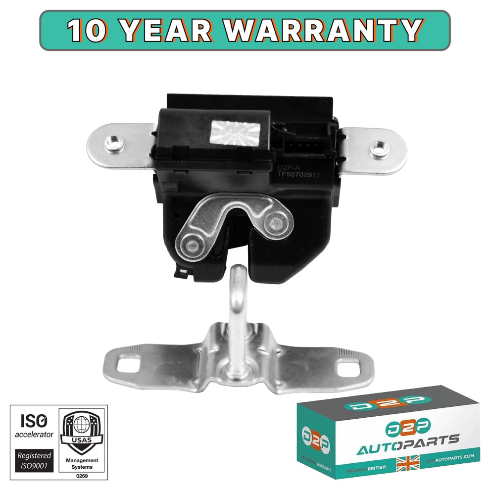 Tailgate Boot Lock Latch For Fiat 500, Bravo, Grande Punto & Punto Evo 5060245136600