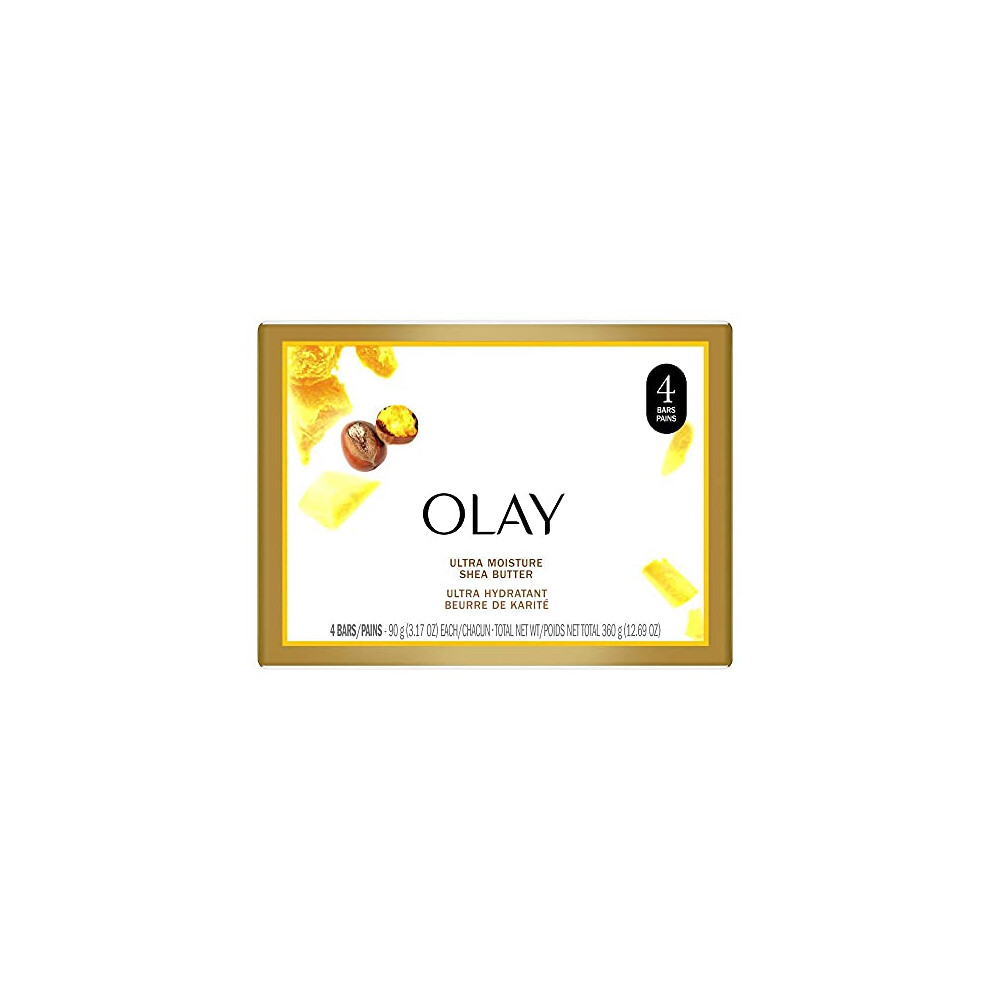 Olay Ultra Moisture Beauty Bar Soap with Shea Butter - 3 oz - 4 ct