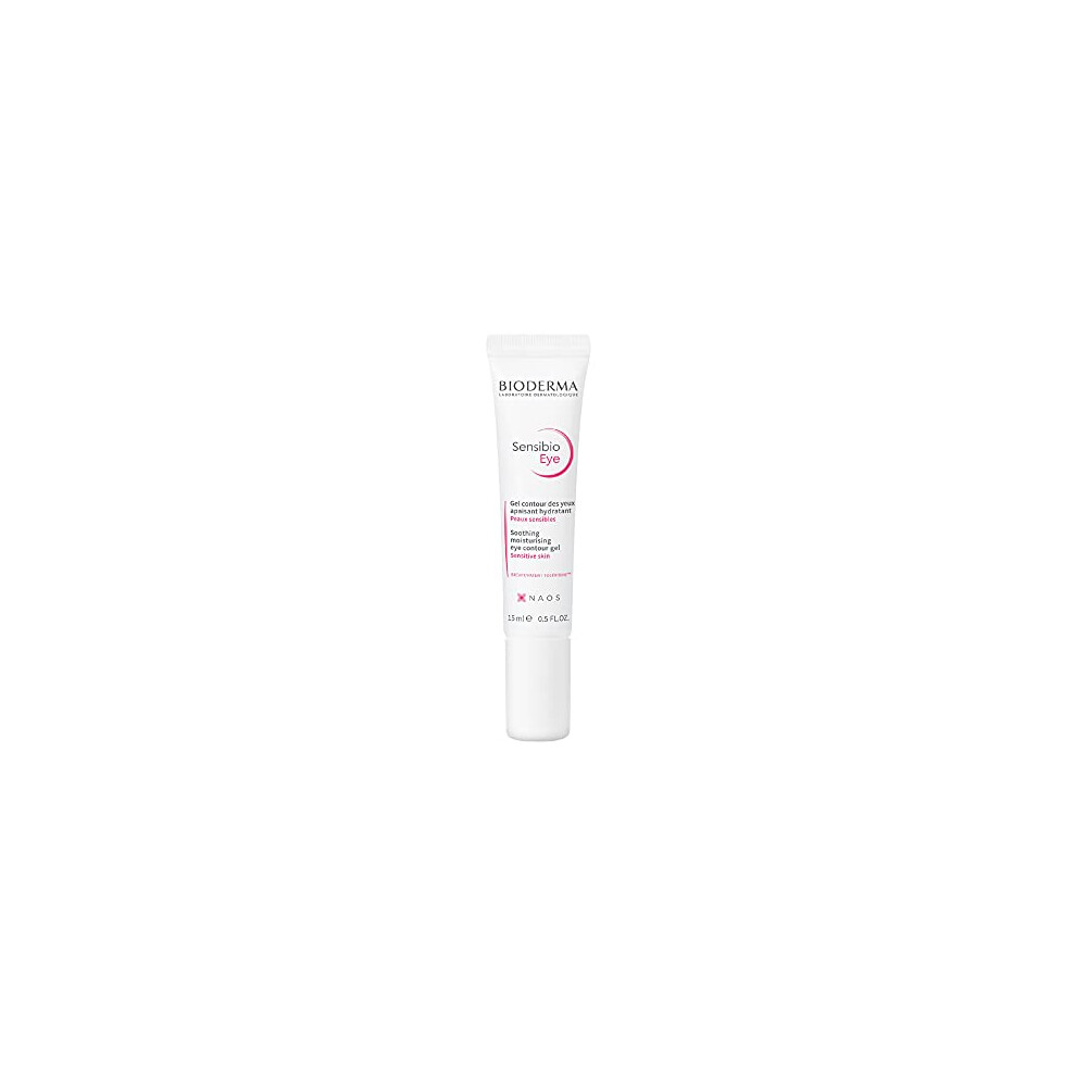 Bioderma - Eye Gel - Sensibio - Moisturizing and Visibly Reduces Fine Lines - Skin Soothing - Eye Gel for Sensitive Skin