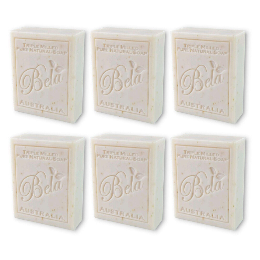 Jab N Hidratante Bela Bath & Beauty Con Leche De Avena Y Salvado, Sin Ingredientes Agresivos, 3.3 Oz Cada Uno - Paquete De 6-image