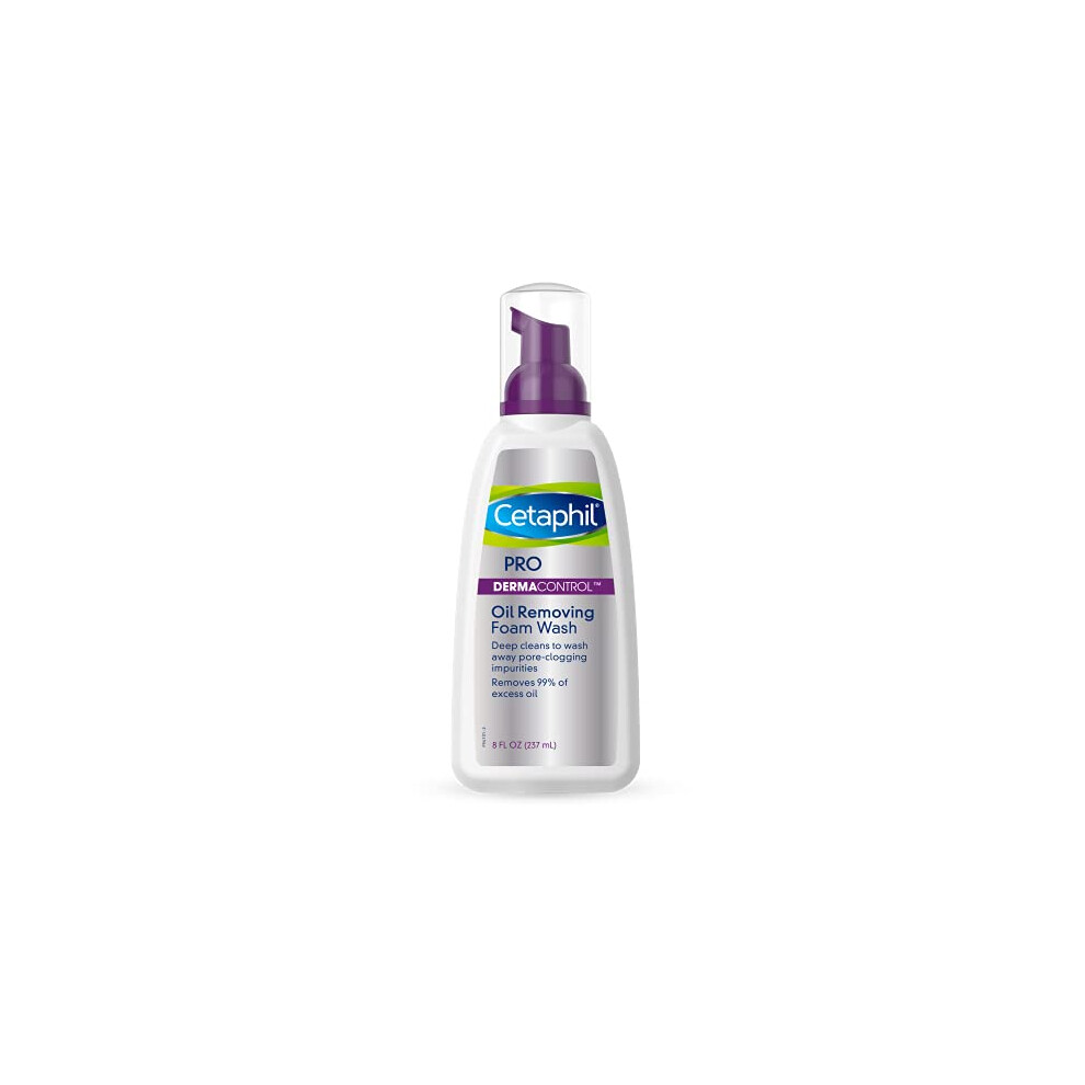 Cetaphil PRO DermaControl Oil Removing Foam Wash 8 oz - Packaging May Vary