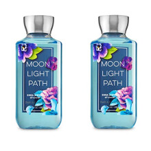 Bath and Body Works Shea Berikad Duschgel Ny Förbättrad Formel 10 Oz. (Moonlight Path) (Pack om 2)