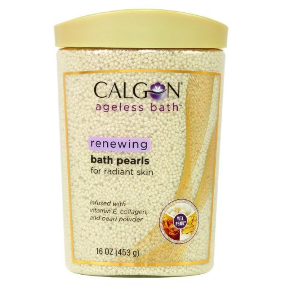 calgon Ageless Bath Pearls, 16 oz (Pack of 2)