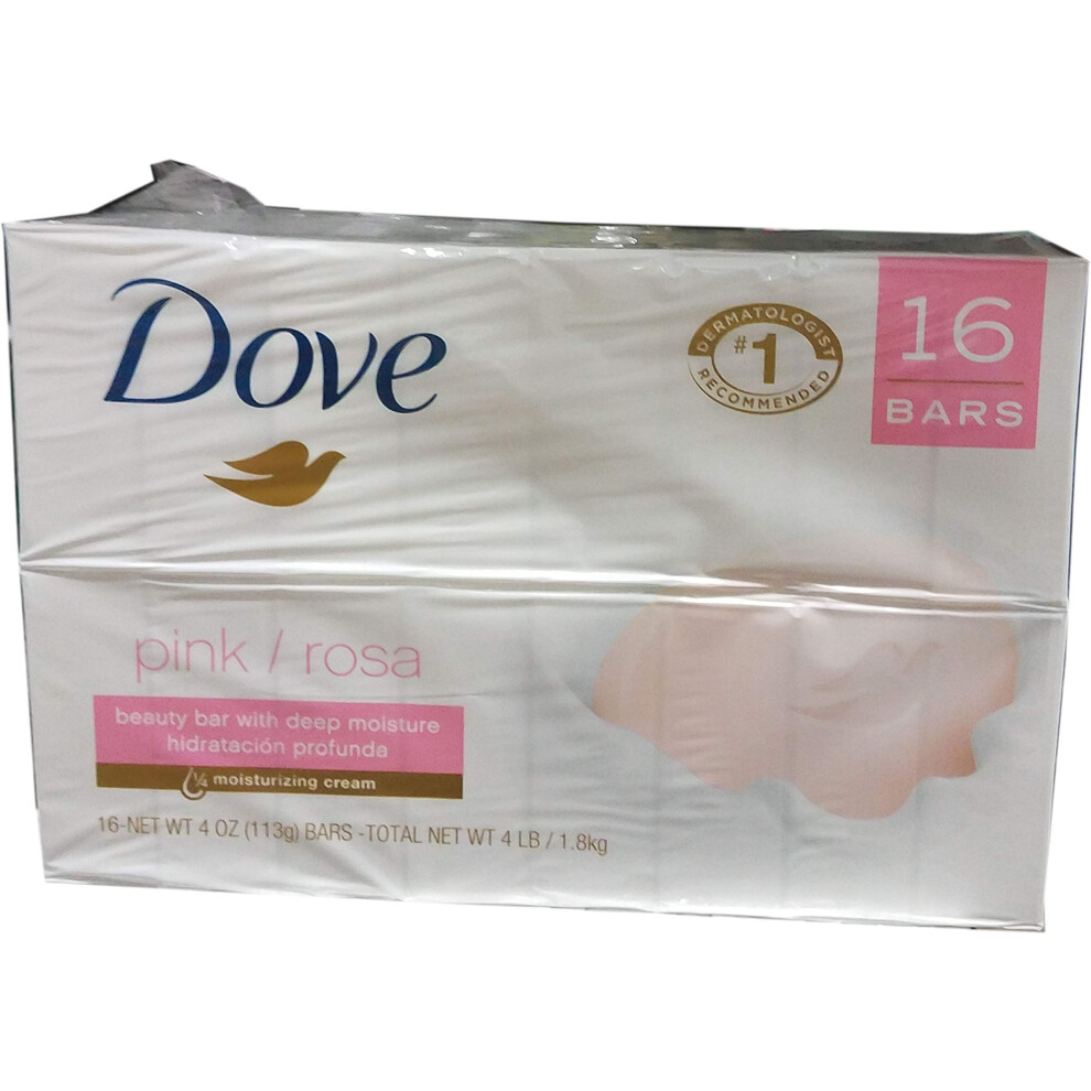 Dove Pink bar Soap (16 4 Oz Net Wt 64 Oz),, ()