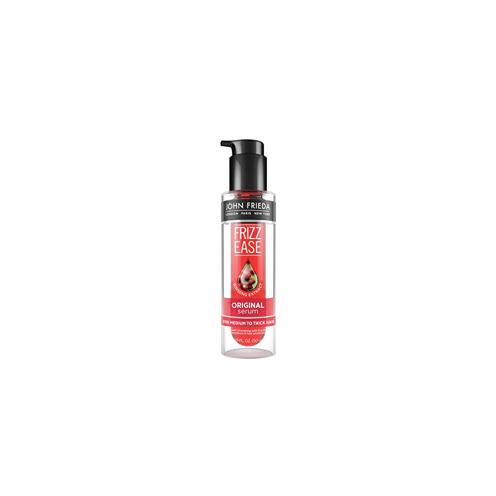 Frizz-Ease Hair Serum Original Formula, Anti-Frizz Heat Protecting, 1.69 oz, Infused with Silk Protein, Stocking Stuffer