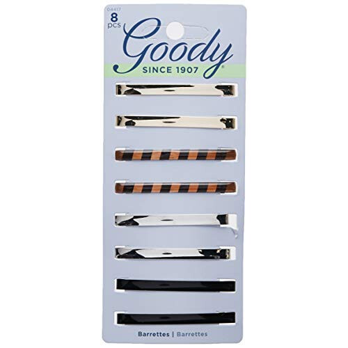 Goody Womens Classics Patterned Staytight Barrette, 8 Count 2