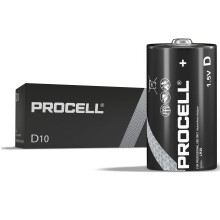 Duracell Industrial D Cell Batteries Box of 10 Alkaline-Manganese Dioxide Battery,DUR082977