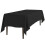 LinenTablecloth 60 x 102-Inch Rectangular Polyester Tablecloth Black 1