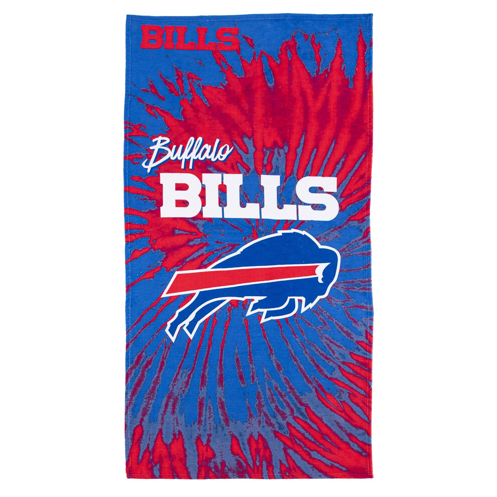 Northwest NFL Buffalo Bills Unisex-Adult Beach Towel, 30" x 60", Psychedelic-image-OPC-PDPSNR7-NEW