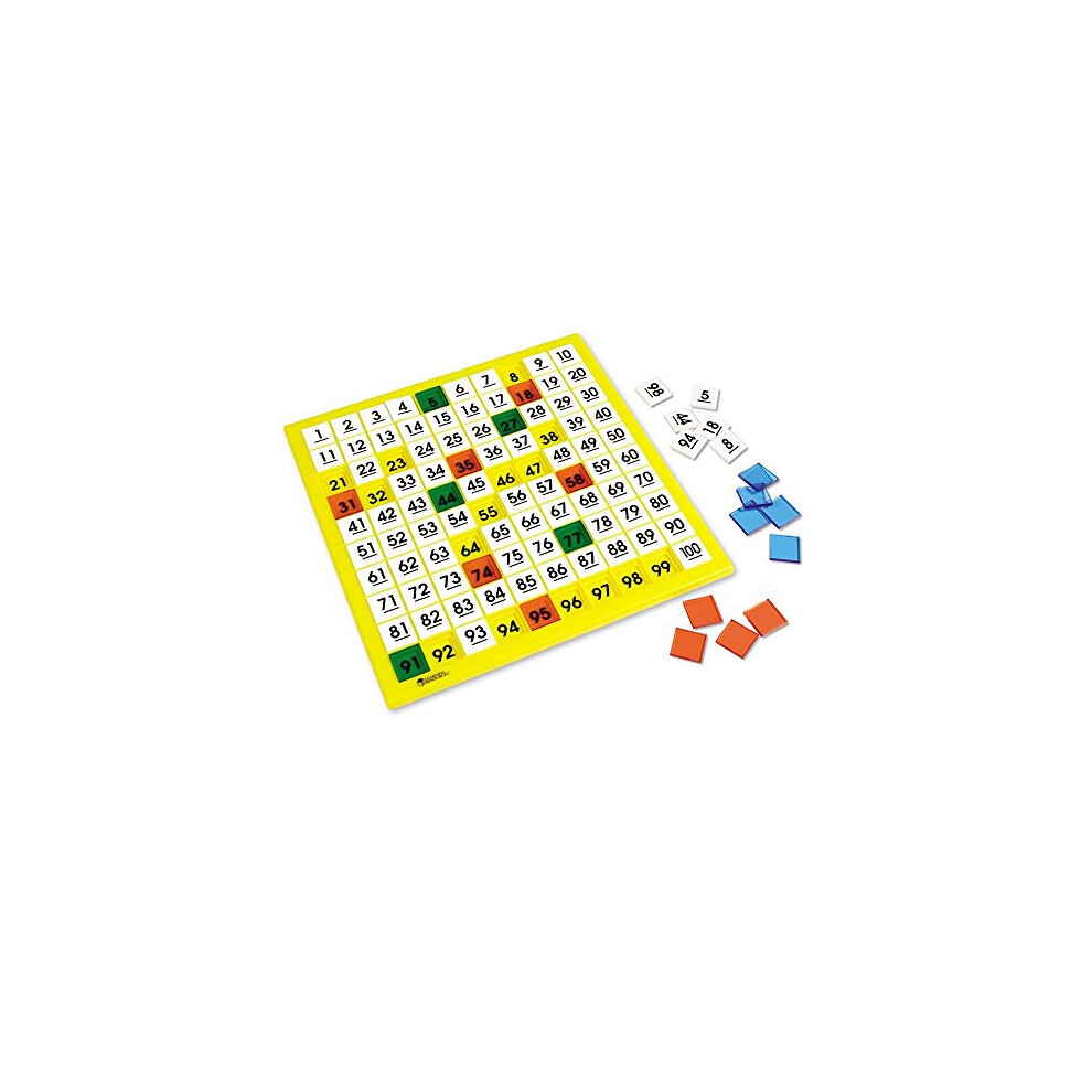 Learning Resources Hundred Number Board, Plastic