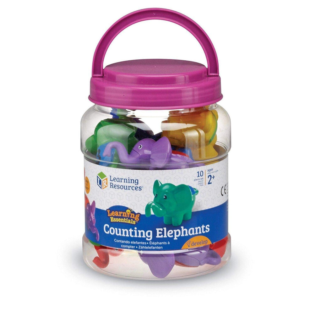 Learning Resources Counting Elephants, Set of 10,Multi-color