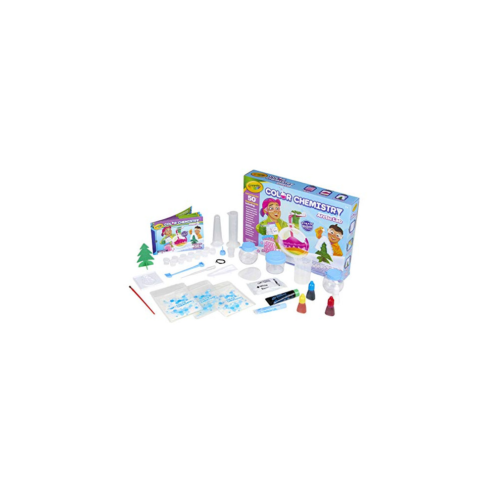 Crayola Arctic Color Chemistry Set for Kids, Steam/Stem Activities, Educational Toy, Ages 7, 8, 9, 10