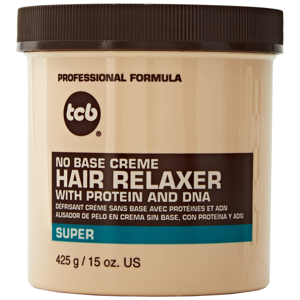 Tcb No Base Creme Hair Relaxer S Proteinem A Dna Super 15.Oz-image
