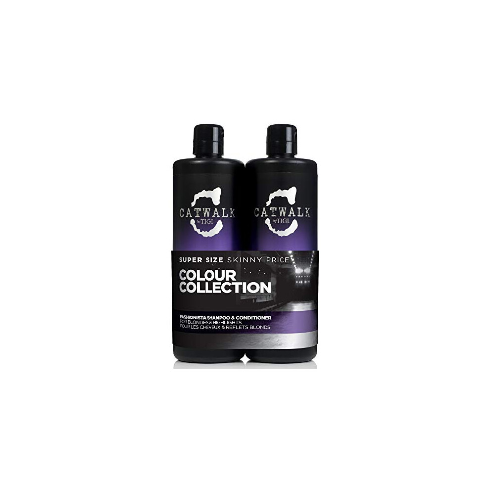 Tigi Catwalk By Tigi Fashionista Violet Shampoo + Conditioner Tween Duo Pack, 25.36 Oz