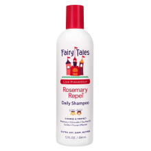 Shampoo Giornaliero per Bambini Fairy Tales Rosemary Repel - 12 fl oz, Profumo Piacevole, Protezione contro i Pidocchi, 1 Confezione