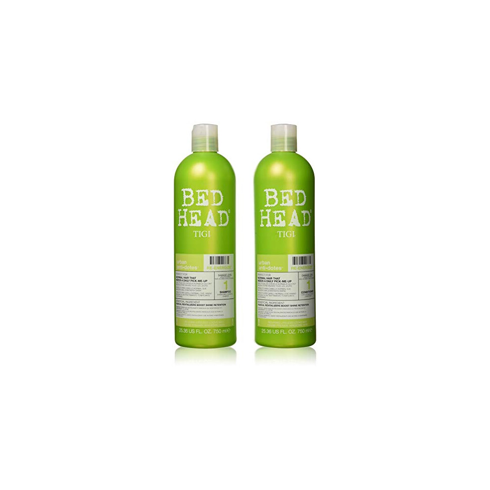 TIGI Bed Head Renergize Shampoo and Conditioner Duo, 25.36 oz