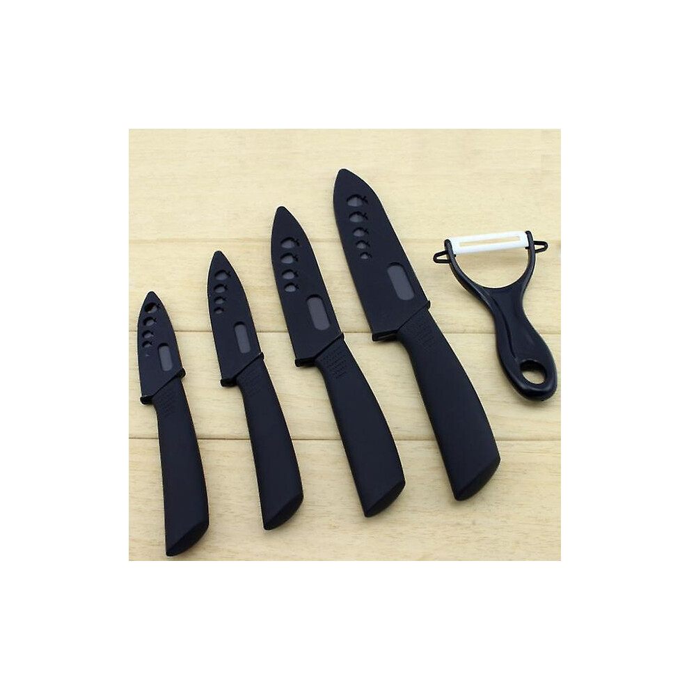 Kitchen Ceramic Knife Set Professional Knife With Sheaths, Super Sharp Rust Proo