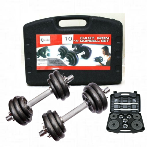 Kemket Cast Iron Dumbbell Set 10 KG