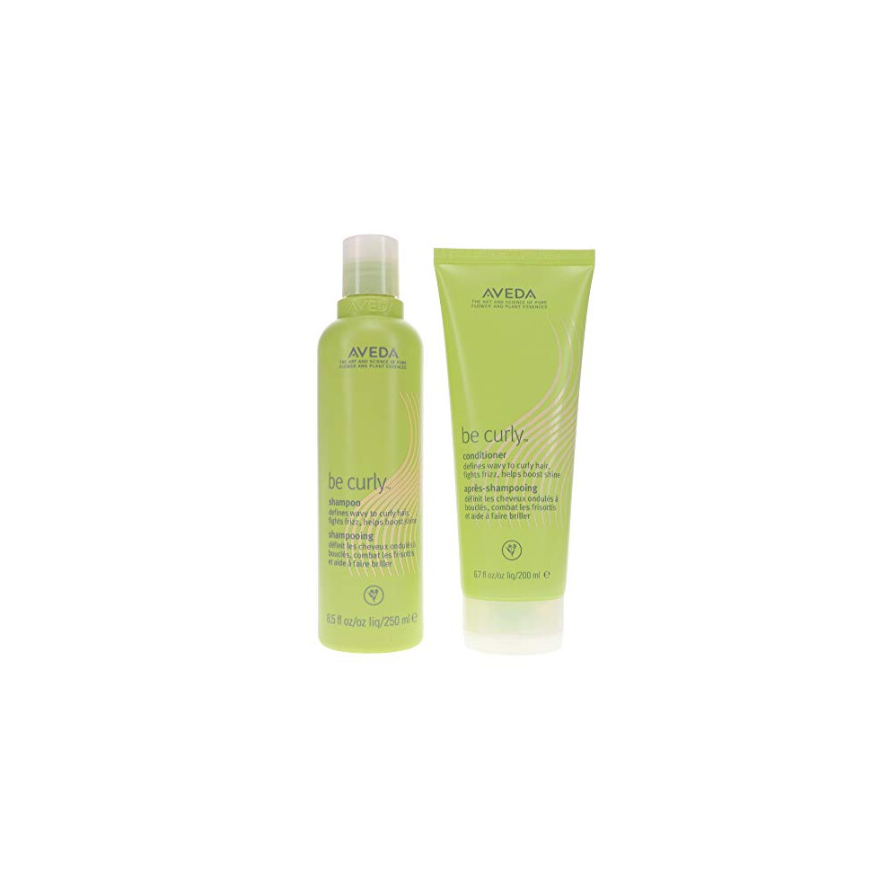 Aveda Be Curly Conditioner 6.7oz and Shampoo 8.5 oz Duo Set