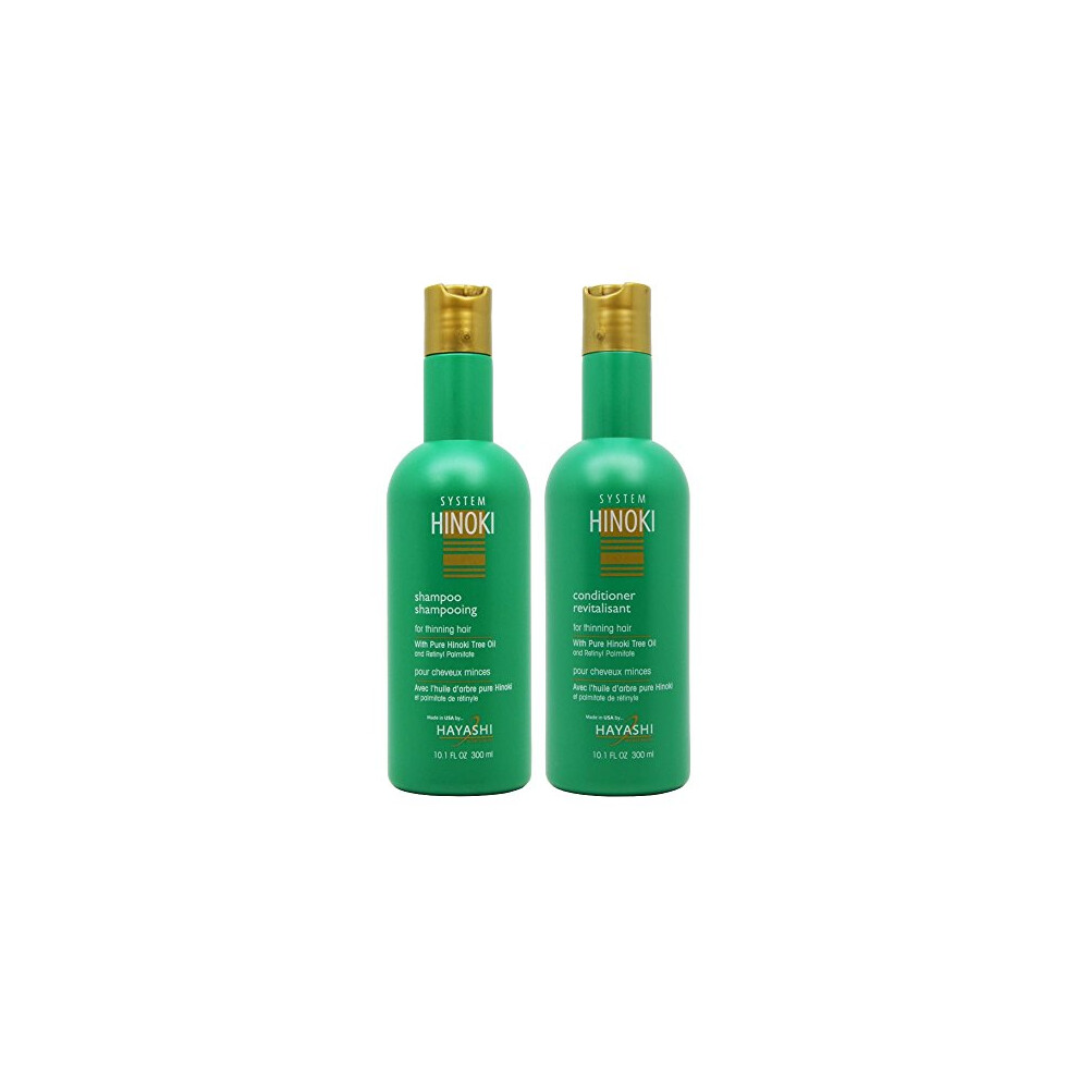 Hayashi System Hinoki Shampoo & Conditioner 10.1oz Duo"Set"