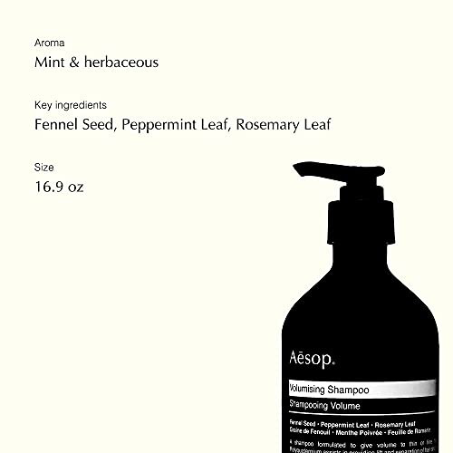 Aesop Σαμπουάν για όγκο Aesop | Σύνθεση lifting για όγκο και σώμα | Ενισχυμένο με Polyquaternium 67 | 450 ml 2