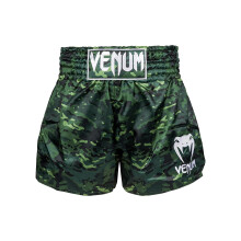 (Medium ) VENUM CLASSIC MUAY THAI SHORTS - FOREST CAMO