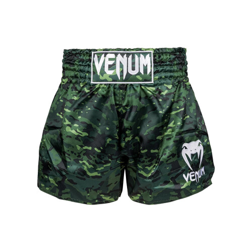 (Large ) VENUM CLASSIC MUAY THAI SHORTS - FOREST CAMO