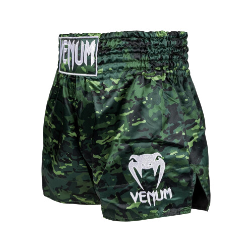 (Large ) VENUM CLASSIC MUAY THAI SHORTS - FOREST CAMO 2