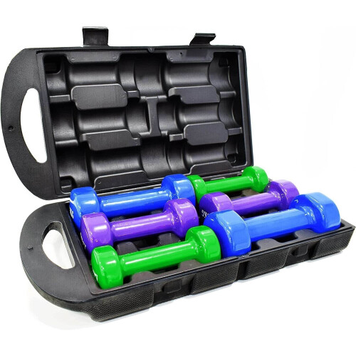 Kemket Vinyl Coated 10 Kgs Dumbbell Set