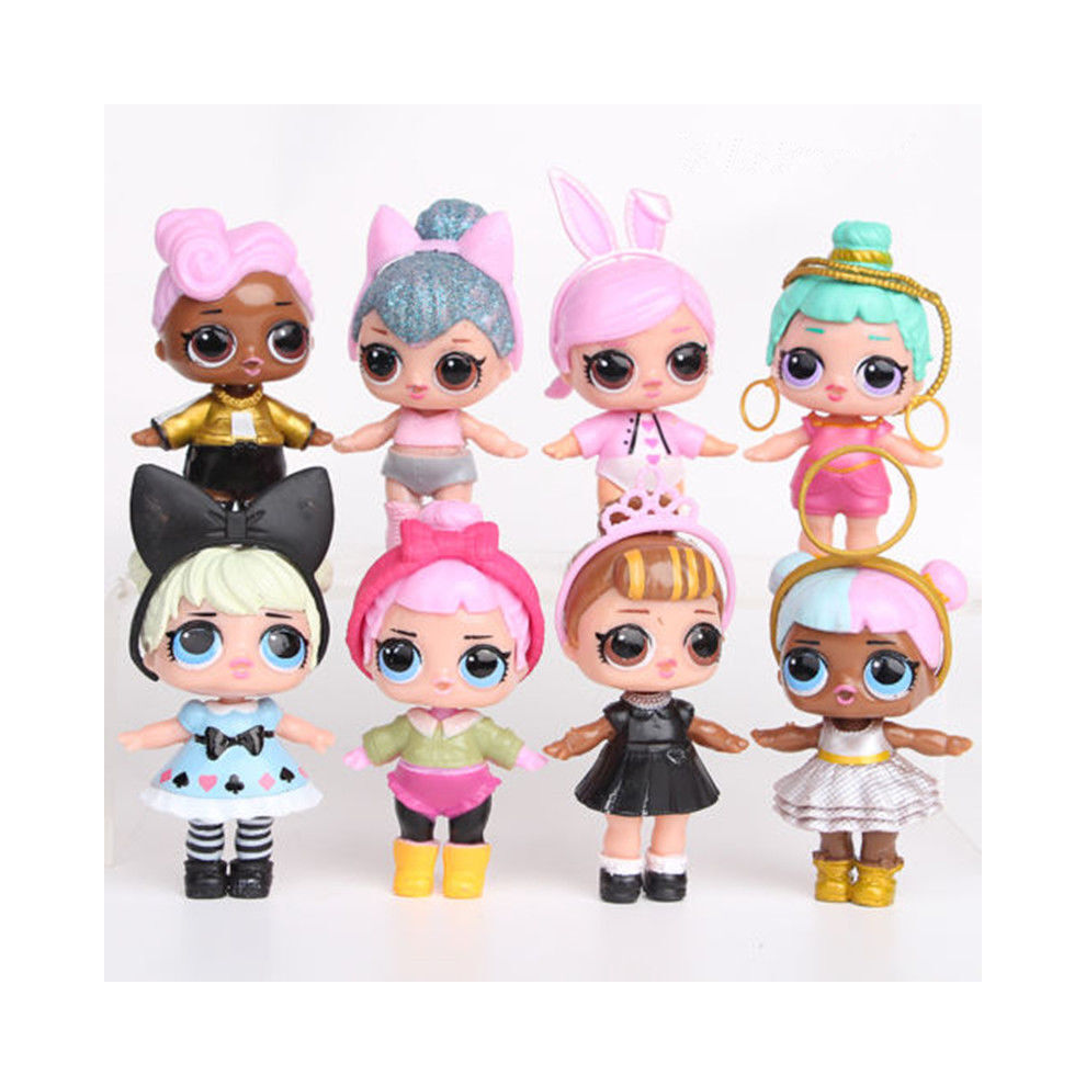 8Pcs LOL Dolls L.O.L Surprise Ball Pets Toys Girls Set Action Figures