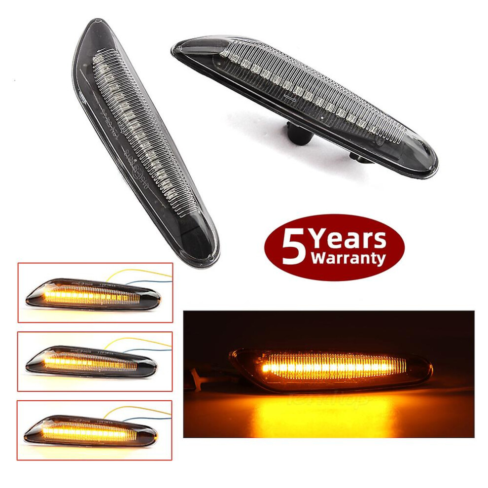 (Dynamic Crystal C) 2pcs Led Dynamic Side Marker Turn Signal Light Super Bright Sequential Blinker Light For Bmw E90 E91 E92 E93 E60 E87 E82 E81 E84-image-OPC-PDPVTRR-NEW