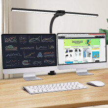 Double Head Led Desk Lamp, Architect Desk Lamps For Home Office, 24w Brightest Workbench Office Lighting-5 Color Modes And 5 Dimmable Eye Protection M