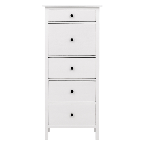 OB11 1/10 Scale White Wooden Five-Drawer Miniature Cabinet for BJD Dolls