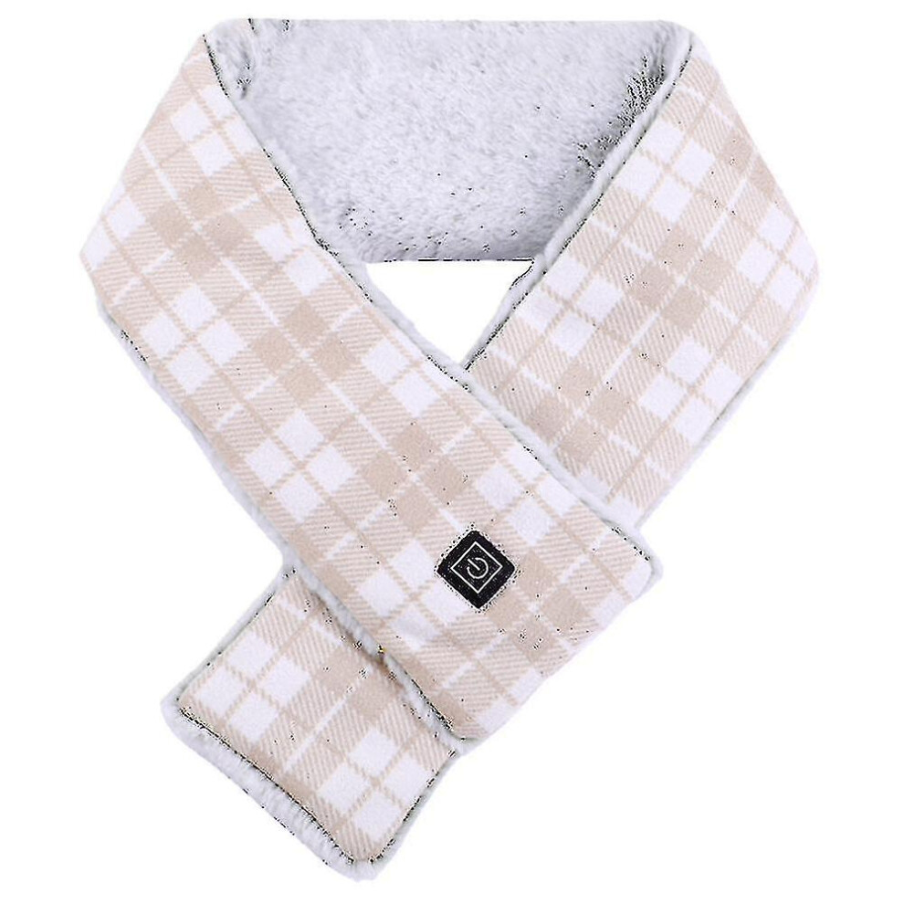 (style2) Smart Heating Scarf Three-speed Usb Heating Warm Electric Heating Scarf