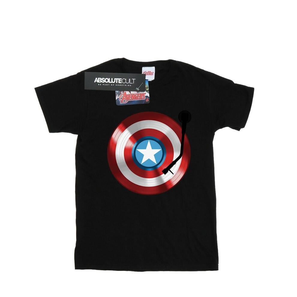 Captain America Turntable T-Shirt