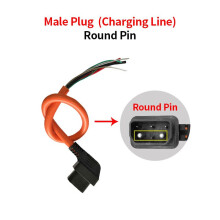 (TS TC Plug Round) For Super Soco Ts Tc Original Motorcycle Accessories Body Charging Plug