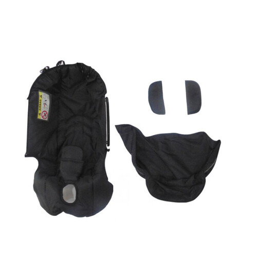 (biack) Original Wheels For Donna /Doona Replace Mosquito Net Rain Cover Bag Leather 1