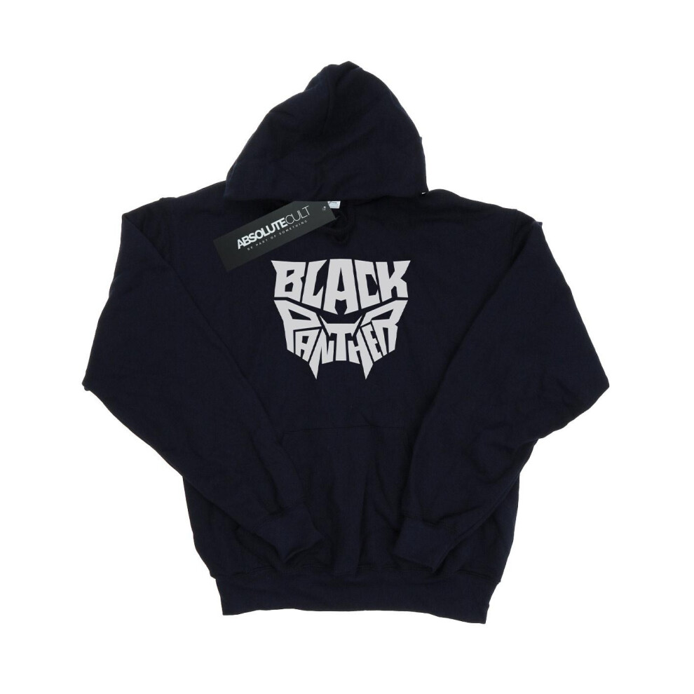 Black Panther Worded Emblem Hoodie