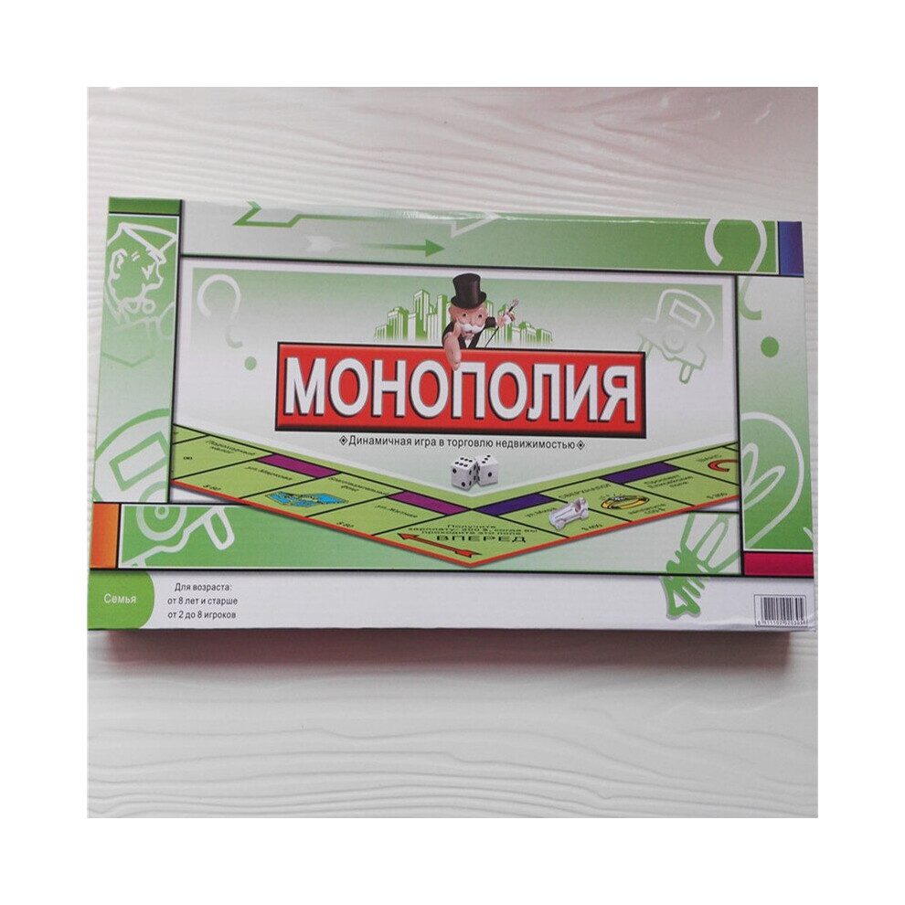 Maxpower (Russian) Monopoly Board Game Classic French, Russian, British, Arab, Spanish Chessboard